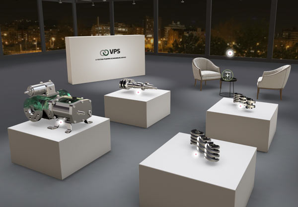 Virtueller 3D-Showroom mit interaktiven Produktinformationen