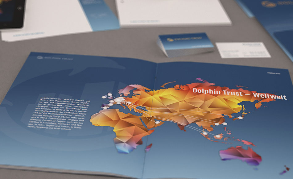 Corporate Design Entwicklung Dolphin Trust