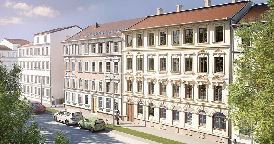 3D-Visualisierung Architektur Denkmalschutz Leipzig